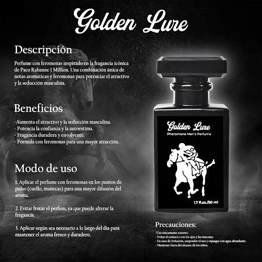 GOLDEN LURE - PERFUME CON FEROMONAS PARA HOMBRE