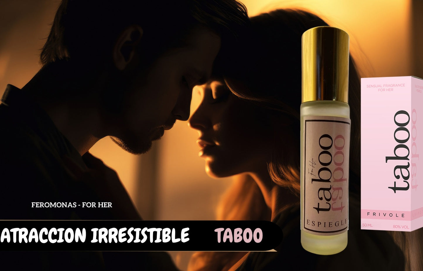 Perfume con feromonas para ella - TABOO